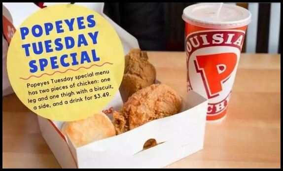 Popeyes Daily Specials