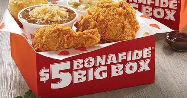 Popeyes $5 Box