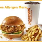 Popeyes Allergen Menu