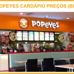 POPEYES CARDÁPIO PREÇOS (BR)