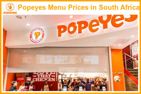 Popeyes Menu Prices in South Africa