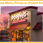 Popeyes Menu Prices in UK