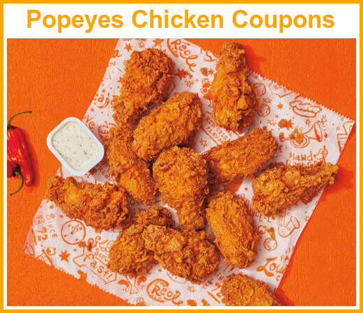 Popeyes Chicken Coupons