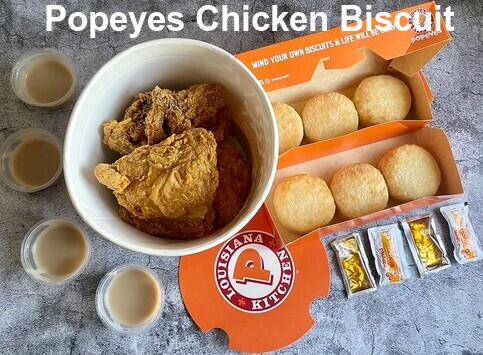 Popeyes Chicken Biscuit